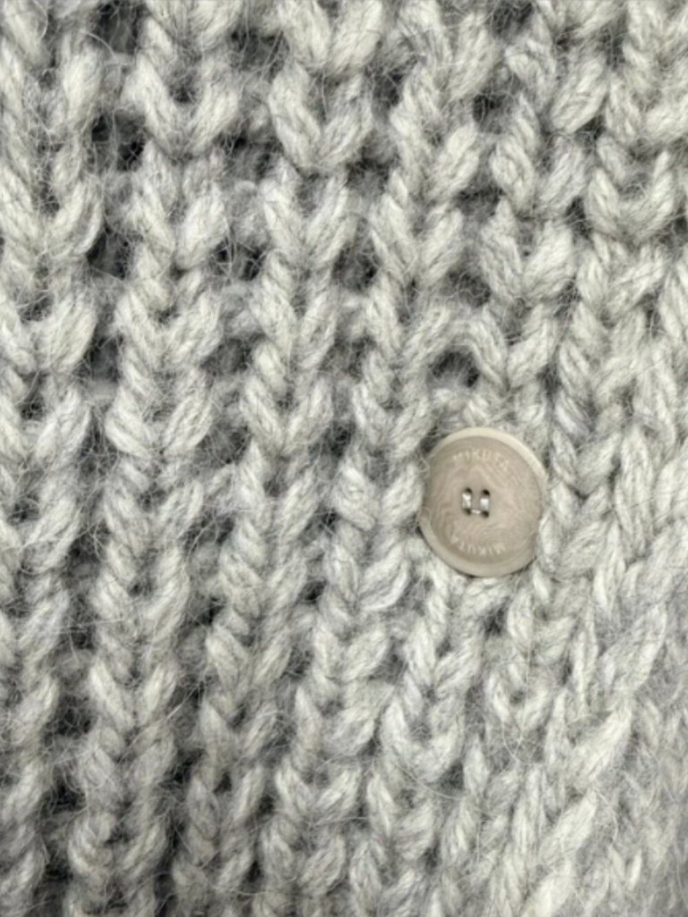 NWOT Mikuta The Light Long Knitted Cardigan Wool Aplaca M/L - Picture 6 of 6